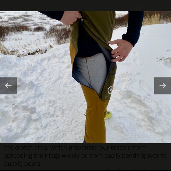 Backcountry Men’s Cardiac GORE-TEX PRO Bib Snow Ski Pant - medium - Picture 9 of 12